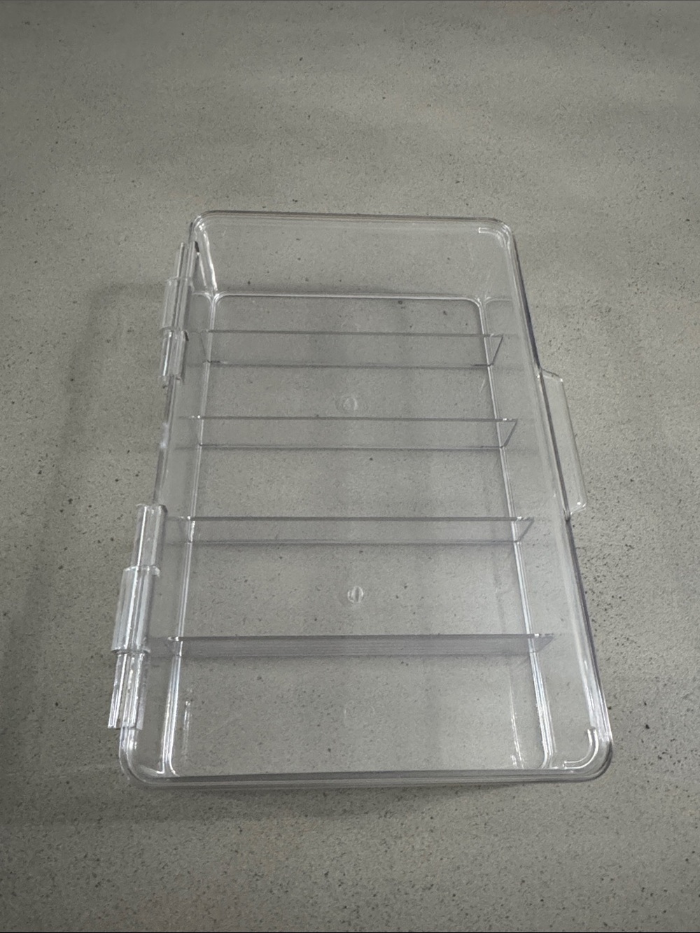 Clear Plastic eyewear  Drawer Organizer with Dividers